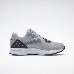 Reebok Pyro Turnschuhe Herren - Weiß/Türkis/Gelb/Schwarz - DE 795-FKA